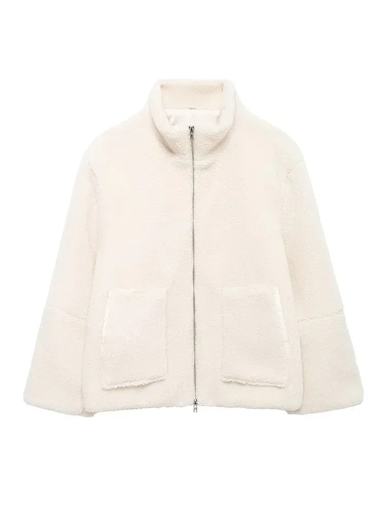 Women Teddy Fleece Jacket
