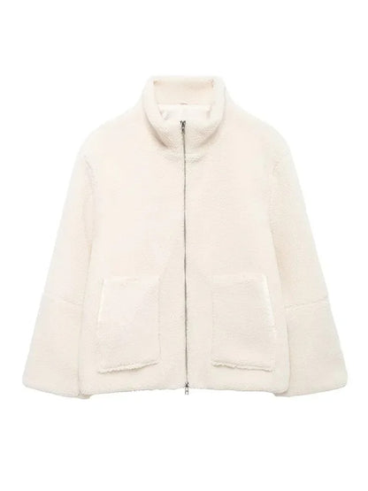 Women Teddy Fleece Jacket