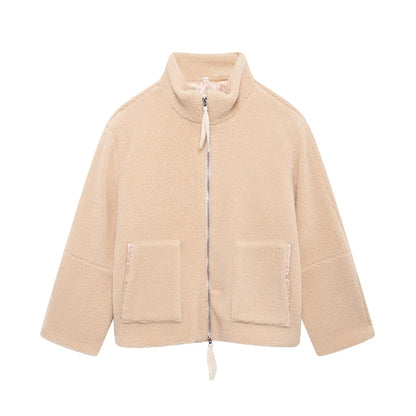 Women Teddy Fleece Jacket
